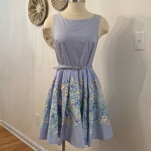 Lauren Conrad Bloomfest Print Fit and Flare Dress